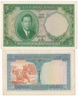 Francia Indokína / Vietnam 1953. 5P + 1954. 1P T:I-,III
French Indo-China / Vietnam 1953. 5 Piastres + 1954. 1 Piastre C - Non Classificati