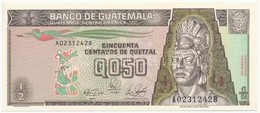 Guatemala 1989. 1/2Q T:I 
Guatemala 1989. 1/2 Quetzal C:UNC - Non Classés