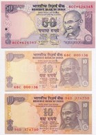 India 2006. 10R (2x) + 50R T:I,I-
India 2006. 10 Rupees (2x) + 50 Rupees C:UNC,AU - Unclassified