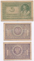 Lengyelország 1919. 1M (2xklf) Egyik Sorszám Vesszővel + 5M T:III- Kis Ly.
Poland 1919. 1 Marek (2xdiff) One Serial With - Unclassified