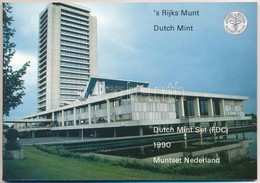 Hollandia 1990. 5c-5G (6xklf) + 'Noord Brabant' Emlékérem Forgalmi Sor Karton Dísztokban T:1
Netherlands 1990. 5 Cents - - Non Classés