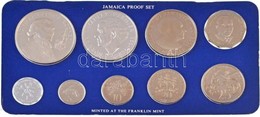 Jamaika 1977. 1c-10$ (9xklf), Közte Az 5$ és 10$ Ag Eredeti Dísztokban, Lezárva T:PP 
Jamaica 1977. 1 Cent - 10 Dollars  - Non Classés