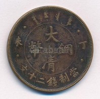 Kínai Császárság ~1907. 20c Cu T:2- Ph.
Chinese Empire ~1907. 20 Cash Cu C:VF Edge Error - Non Classificati