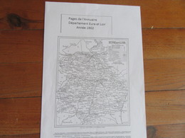 Pages De L'Annuaire    Année 1902  Tous Les Commerces        Département  Eure Et Loir ( 28 ) - Telefonbücher