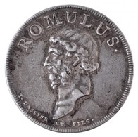 Svájc ~1740-1750. 'Romulus / Fondation De Rome A. R. 1.' Ag Emlékérem A 'Római Köztársaság Története' Sorozatból. Szign. - Sin Clasificación