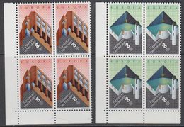 Europa Cept 1987 Liechtenstein 2v Bl Of 4 (corners) ** Mnh (43453B) - 1987