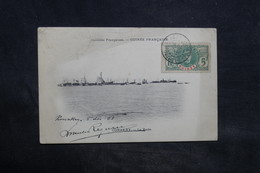 GUINÉE - Affranchissement De Conakry Sur Carte Postale Pour Chalon Sur Saône En 1908 - L 34439 - Covers & Documents