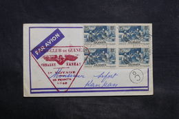 GUINÉE - Enveloppe 1er Vol Conakry / Kankan En 1940 , Affranchissement Plaisant - L 34445 - Cartas & Documentos