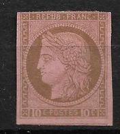 1872 Colonies N° 18 (*) Neuf Sans Gomme Cote 280€ - Ceres