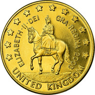 United Kingdom , Fantasy Euro Patterns, 50 Euro Cent, 2003, SPL, Laiton - Essais Privés / Non-officiels