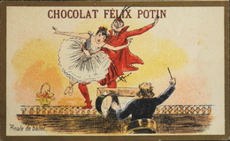 Chromos & Images Tour Doré > Chocolat > FELIX POTIN - Finale De Ballet - En TBE - Otros