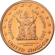 United Kingdom , Fantasy Euro Patterns, Euro Cent, 2003, SPL, Copper Plated - Essais Privés / Non-officiels