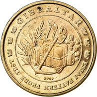 Gibraltar, Fantasy Euro Patterns, 5 Euro Cent, 2004, FDC, Copper Plated Steel - Privéproeven