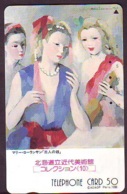 Télécarte JAPON * PEINTURE FRANCE (2158)  MARIE LAURENCIN * DALMAS * ART * TK Gemälde  Phonecard Japan * KUNST - Peinture