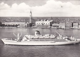 Cpsm 10X15 . PAQUEBOT Italie  Adriatica  " AUSONIA  " - Steamers