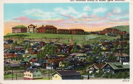 MONTANA SCHOOL OF MINES,BUTTE,MONTANA- VIAGGIATA 1957 - Butte