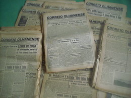 Olhão - 106 Jornais "Correio Olhanense" Dos Anos 1948, 1949, 1950, 1951 - Imprensa. Faro. - Algemene Informatie