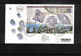Israel 2001 Michel Block 64 FDC - Lettres & Documents