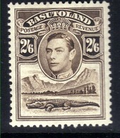 Basutoland 1938 KGV1 2/-6d Sepia MM SG 26 ( L662 ) - 1933-1964 Crown Colony