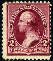 US #219D Mint NO GUM  2c Washington From 1890 ... Very Fresh - Unused Stamps