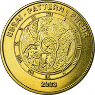 Suisse, Fantasy Euro Patterns, 50 Euro Cent, 2003, SUP, Laiton - Privatentwürfe