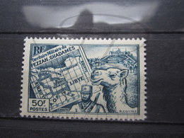 VEND BEAU TIMBRE DU FEZZAN N° 42 , XX !!! - Unused Stamps