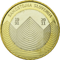 Slovénie, 3 Euro, 2011, SUP+, Bi-Metallic, KM:101 - Slowenien