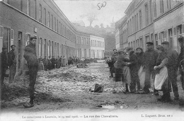 Le Cataclysme à Louvain  1906 La Rue Des Chevaliers Leuven Louvain - Leuven