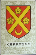 LITHO Wappen CARROUGE Editions SPES Lausanne-Vevey - Carrouge 