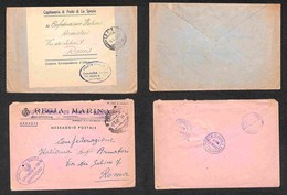 REGNO - 1948 - Capitaneria Di Porto - Due Buste In Franchigia Per Roma Da La Spezia (5/4) E Brindisi (7/4) - Other & Unclassified