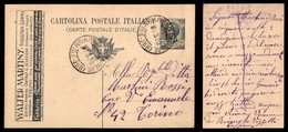 REGNO - Walter Martiny - Cartolina Postale Da 15 Cent (R2/21) Per Il Distretto Da Rivarolo A Torino Del 5.3.20 - Otros & Sin Clasificación