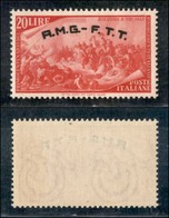 TRIESTE AMG FTT - 1948 - 20 Lire Risorgimento (26) - Gomma Integra (50) - Altri & Non Classificati