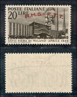 TRIESTE AMG FTT - 1949 - 20 Lire Fiera Di Milano (39) - Gomma Originale (10) - Sonstige & Ohne Zuordnung