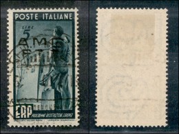 TRIESTE AMG FTT - 1949 - 5 Lire E.R.P. (43) - Usato (12) - Autres & Non Classés