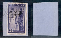 TRIESTE AMG FTT - 1949 - 15 Lire E.R.P. (44) - Usato Su Frammento (22) - Autres & Non Classés