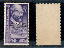 TRIESTE AMG FTT - 1949 - 20 Lire Palladio (50) - Gomma Integra (30) - Autres & Non Classés