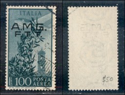 TRIESTE AMG FTT - 1948 - 100 Lire Campidoglio (13 Aerea) - Usato (12) - Autres & Non Classés