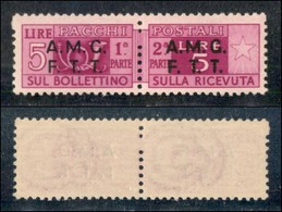 TRIESTE AMG FTT - 1948 - 5 Lire Pacchi Postali (5) - Gomma Integra - Other & Unclassified