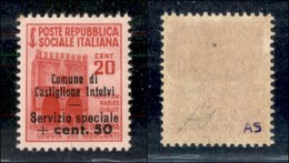 EMISSIONI LOCALI - Castglione D'Intelvi - 1945 - 50 Cent Su 20 Cent (3) - Gomma Integra (125) - Otros & Sin Clasificación