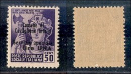 EMISSIONI LOCALI - Castglione D'Intelvi - 1945 - 1 Lira Su 50 Cent (10) - Gomma Integra (125) - Altri & Non Classificati