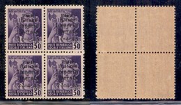 C.L.N. - Imperia - 1945 - 50 Cent (6) In Quartina - Gomma Integra (50) - Sonstige & Ohne Zuordnung