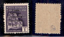 C.L.N. - Imperia - 1945 - 1 Lira (8) - Gomma Integra (12,50) - Otros & Sin Clasificación