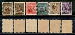 C.L.N. - Savona - 1945 - Soprastampati (1/6) - 6 Valori - Gomma Integra (45) - Altri & Non Classificati