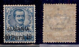 UFFICI POSTALI ALL'ESTERO - Levante - Albania - 1902 - 40 Para Su 25 Cent (3) - Gomma Originale - Molto Ben Centrato - Otros & Sin Clasificación