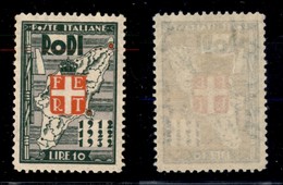 COLONIE - Egeo - 1932 - 10 Lire Ventennale (73) - Gomma Originale (80) - Otros & Sin Clasificación