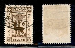 COLONIE - Egeo - 1935 - 10 Cent Anno Santo (92) Usato (50) - Other & Unclassified