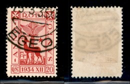COLONIE - Egeo - 1935 - 20 Cent Anno Santo (93) Usato (60) - Other & Unclassified