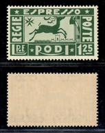 COLONIE - Egeo - 1936 - 1,25 Lire (1) - Gomma Integra (25) - Otros & Sin Clasificación