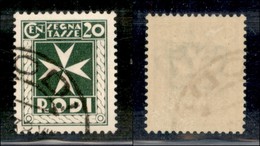 COLONIE - Egeo - 1934 - 20 Cent (3) - Usato - Autres & Non Classés