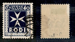 COLONIE - Egeo - 1934 - 40 Cent (5) - Usato - Altri & Non Classificati